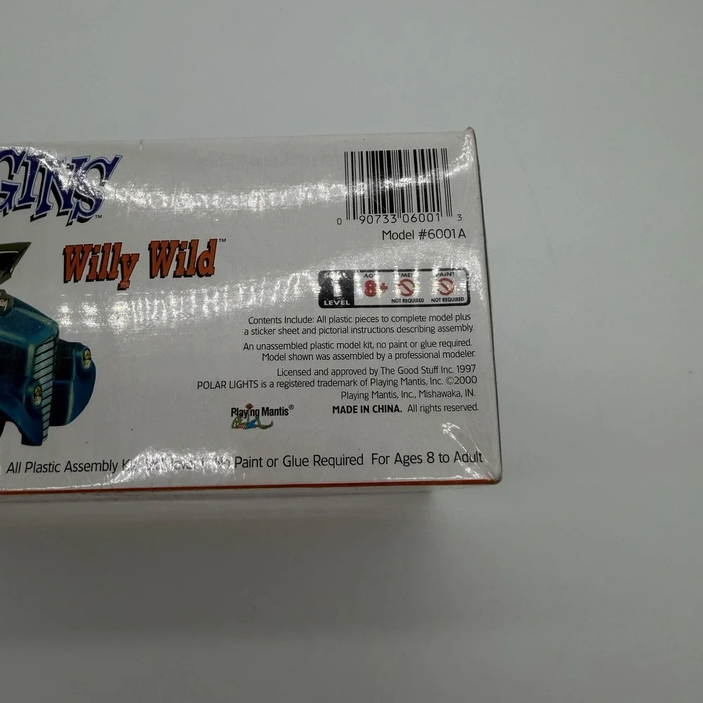 Vintage Snap Draggins Willy Fast Model Kit Polar Lights Willys New Sealed #6001A